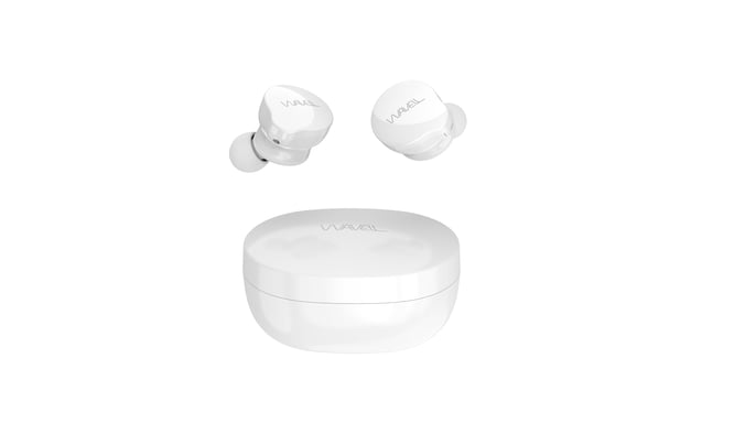 Wavell Pro Casque True Wireless Stereo (TWS) Ecouteurs Appels/Musique Bluetooth - Blanc