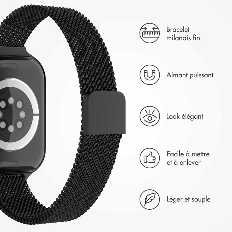 Bracelet Apple Watch 42mm Slim Milanais - vue 10
