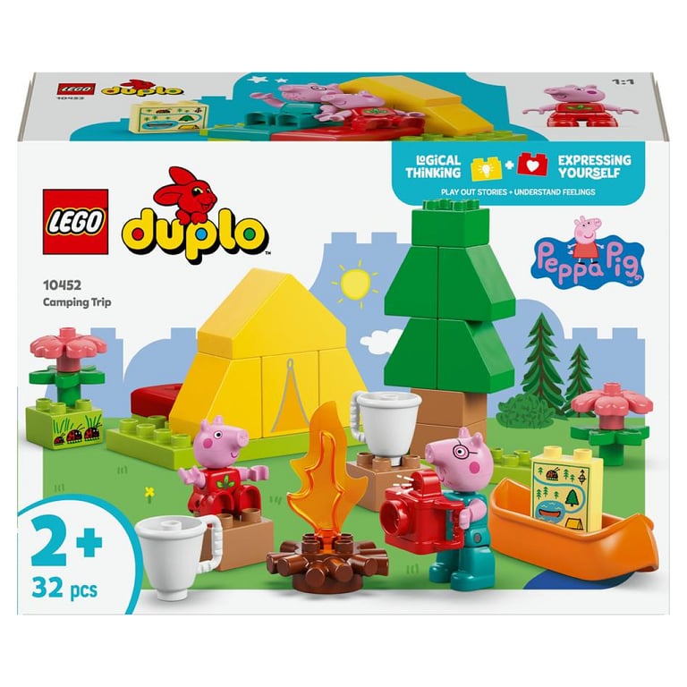 Set de Construction LEGO DUPLO Peppa Pig : Les Vacances au Camping 10452 - Neuf