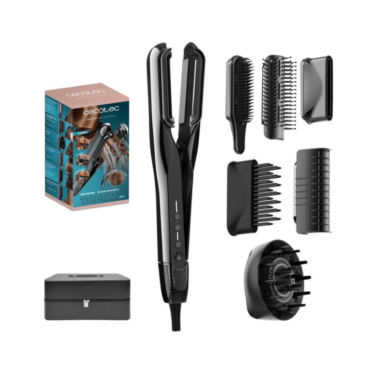 Lisseur 2 en 1 Cecotec AirLisse 6in1 Premium 4 Réglages Ionique Anti frisottis - vue 2