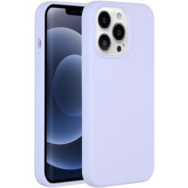 Accezz Coque Liquid Silicone pour Apple iPhone 13 Pro - Violet