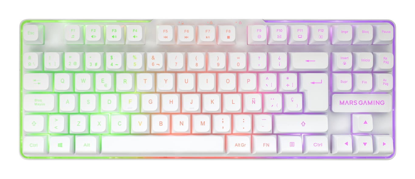 Mars Gaming MCPWTKLWES clavier incluse FR sans fil +USB QWERTY Espagnole Neuf - vue 3