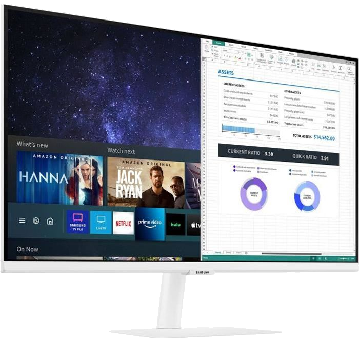 Ecran PC - Samsung Smart Monitor M5 - LS27AM501NUXEN - 27 FHD - Dalle VA