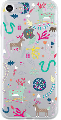 Bigben Connected COVLAPONIAIP7 funda para teléfono móvil 11,9 cm (4.7'') Multicolor, Transparente