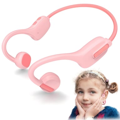 Auriculares Bluetooth Infantil Conducción Aérea ROLINE IPX5 Rosa Micro 8H