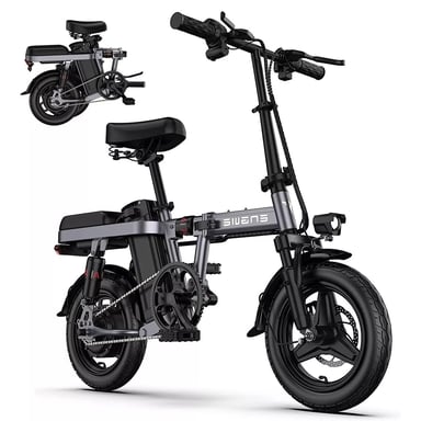 Vélo électrique pliable ENGWE T14 250 W 48 V 10 Ah 14 pouces-Gris