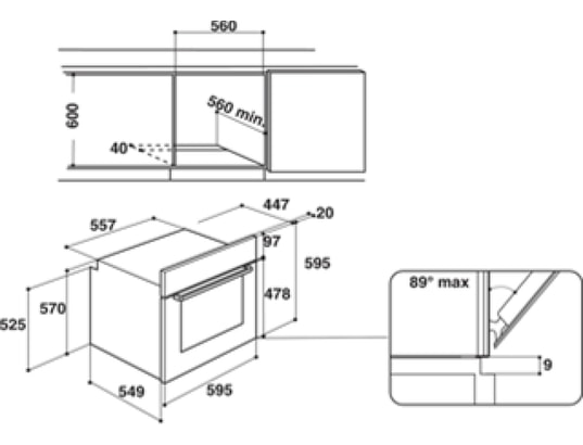 INDESIT Four catalyse multifonction IFW5844CIX - vue 10
