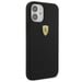 Custodia Ferrari per iPhone 12 mini 5,4'' nero On Track Silicone