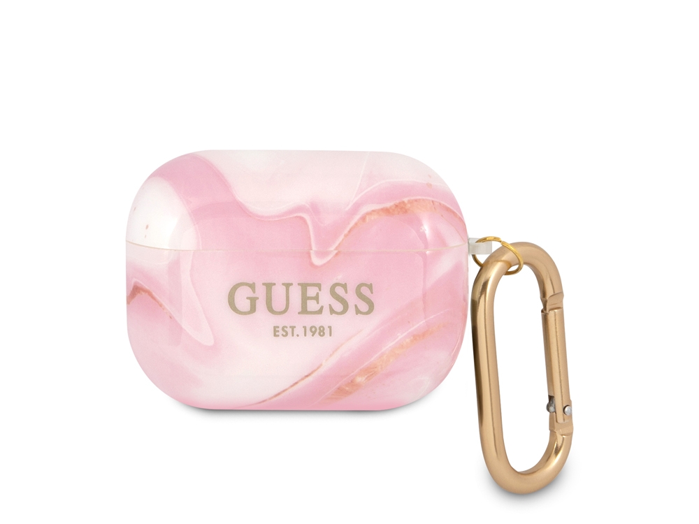 Coque pour Airpods Pro New Marble Anti-choc Rose champagne - Neuf