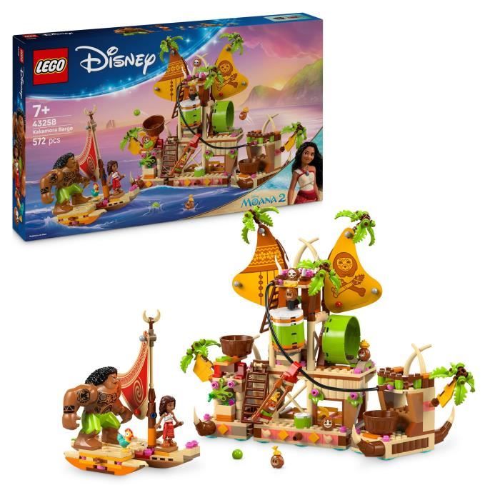 | Disney Vaiana 2 43258 Le Navire des Kakamora - Jeu de Construction des 7 ans - Neuf