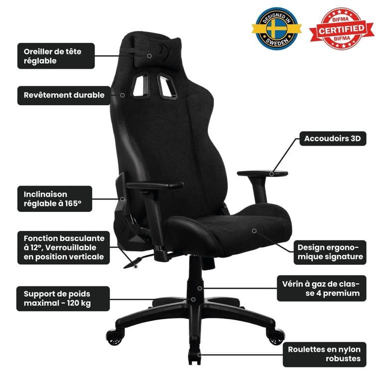 Arozzi Avanti Soft Fabric - vue 10