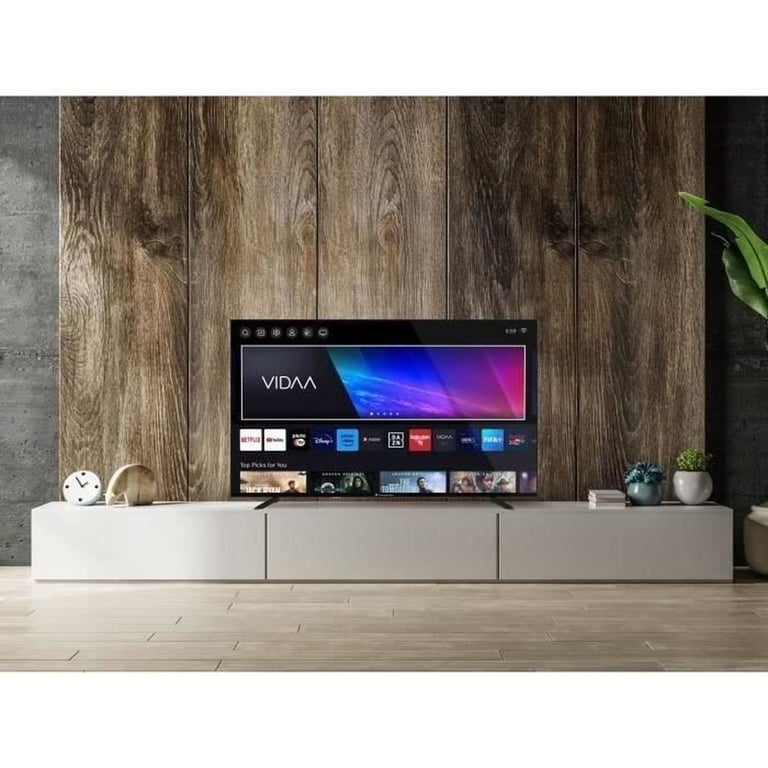 TV QLED CONTINENTAL EDISON CELED50SVQLD25B3 50'' 126 cm UHD 4K 3840x2160 SMART VIDAA 3xHDMI 2xUSB - vue 4