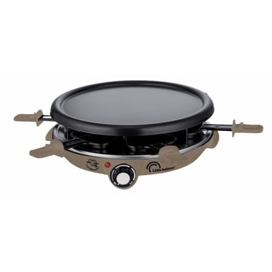 Apparecchio per raclette Little Balance Meuuuh 8951 6 persone 1200W crepiera Taupe