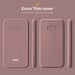 Moozy Minimalist Series Coque en silicone pour Samsung S8, Rose Beige – Finition mate fine et souple en TPU