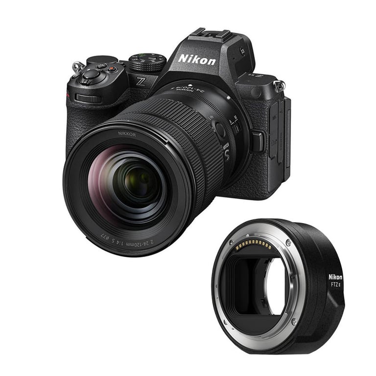 NIKON Z5 II + Objectif Z 24 120mm f4 Garanti + Adaptateur FTZ II - vue 3