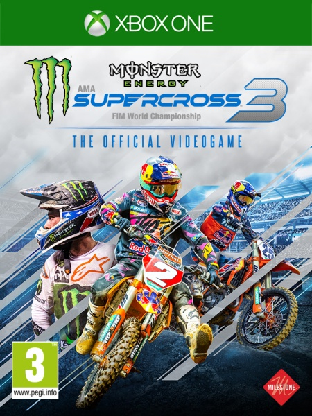 PLAION Monster Energy Supercross - The Official Videogame 3, Xbox One Standard Anglais - Neuf