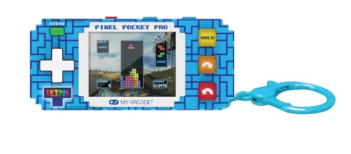 My Arcade Pixel Pocket Pro Tetris videoconsola portátil 5,08 cm (2'') Azul