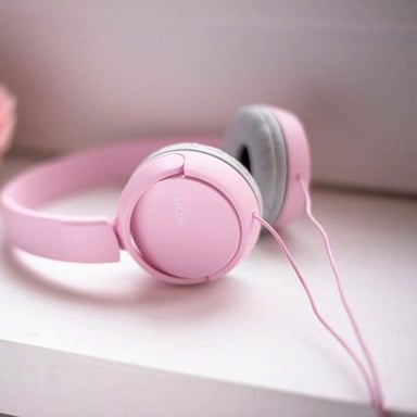 Sony MDR-ZX110AP Cuffia cablata ad archetto per chiamate/musica Rosa