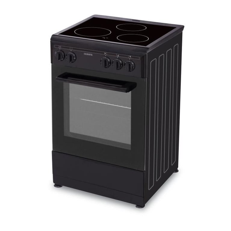 Cuisinière Vitrocéramique Oceanic CV5050B8 – 3 Foyers, Four 48 L, Convection Naturelle - vue 5