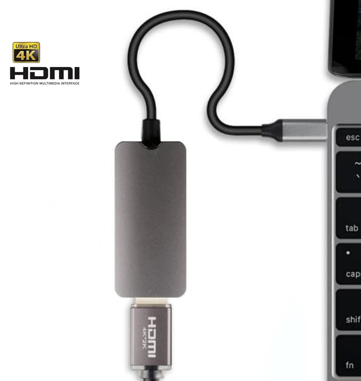 OVEGNA PLH : HUB USB TYPE-C VERS HDMI 4K - Neuf