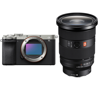 Cámara híbrida Sony A7C II Silver + FE 24-70mm f/2.8 GM II + Ebook ''20 consejos para fotos que impactan''