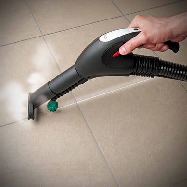 Polti Vaporetto Lecoaspira FAV80 Turbo Intelligence Limpiador a vapor trineo 1,8 L 2450 W Verde, Blanco