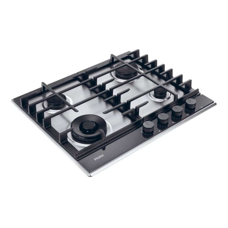 Table de Cuisson à Gaz Haier Série I Move 4 4 Zones HAHG6BF4TX - vue 3