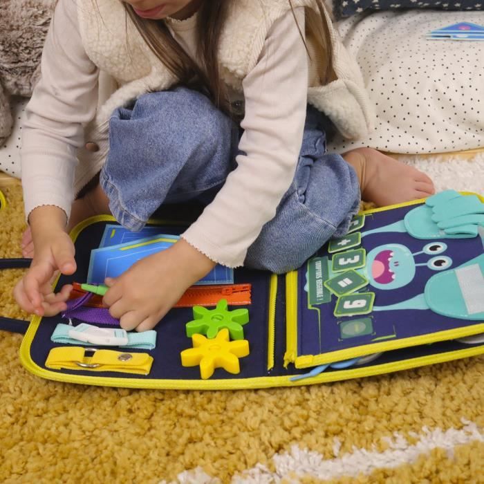 Pochette d'Activitées Espace Montessori Jeu Educatif Voyage Sensoriel Jeu Pour Enfant Design Français - vue 4