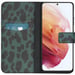imoshion Design Softcase Bookcase pour Samsung Galaxy S21 Ultra - Green Leopard