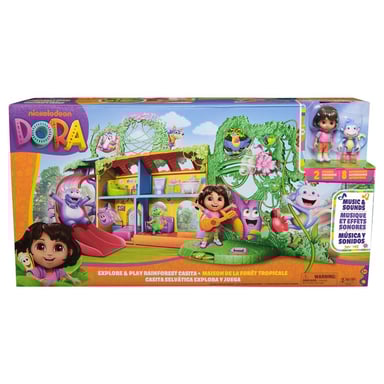Spin master Dora casa della foresta pluviale action figure