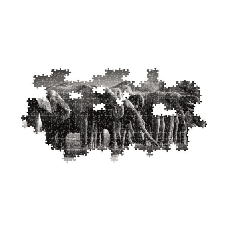 CLEMENTONI Compact 1000 pièces Panorama Herd of Giants - vue 7