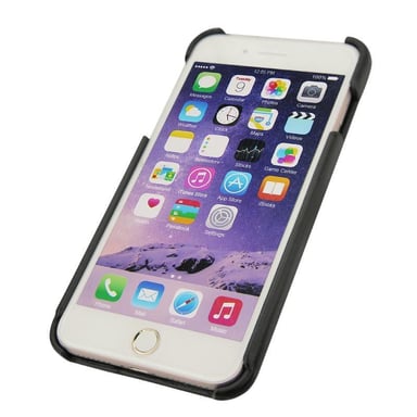 Apple iPhone 7 Plus Funda de piel - Tapa trasera - Negro - Piel lisa