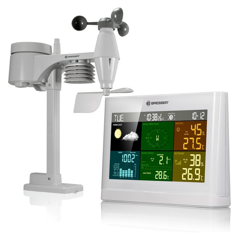 BRESSER Centrale météorologique confort 5 en 1 7002550GYE000 Neuf