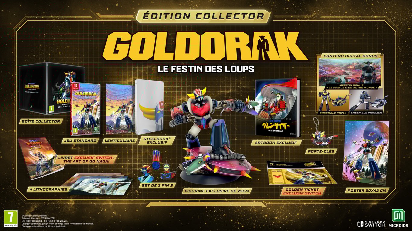 Goldorak : Le Festin des loups Jeu Nintendo Switch Edition Collector - vue 7