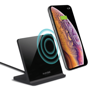 Base di ricarica wireless GEN 2.0 ultra-sottile in alluminio (carica rapida 15W), Jet Black