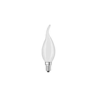 Lampadina LED OSRAM LED SUPERSTAR Classic BA40 fiamma dimmerabile E14 3,4W 2700K 470 lm vetro opalino 320°