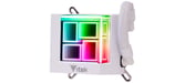 itek HYDRO CUBE 240W Processore Kit di raffreddamento a liquido 12 cm Bianco