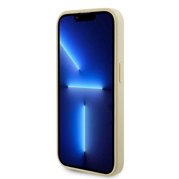 Guess Étui pour iPhone 15 Pro Max 6.7 or étui rigide Saffiano MagSafe - vue 3