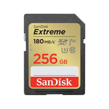 SanDisk Extreme 256 GB SDXC UHS-I Clase 10