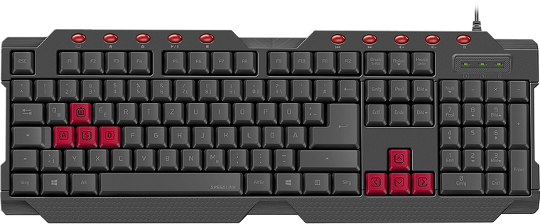 SPEEDLINK Ferus clavier Jouer USB Neuf
