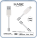 (O) Cable Lightning con certificación MFi Apple Charge Speed 2.4A de carga/sincronización (3M), blanco brillante