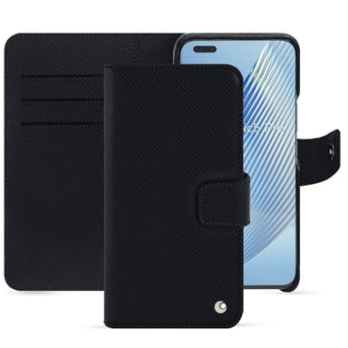 Housse cuir Honor Magic5 Pro -  - Noir - Cuir saffiano