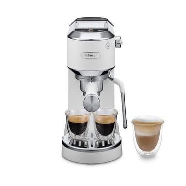 Expresso Delonghi EC890.W DedicaDuo Blanc Argent