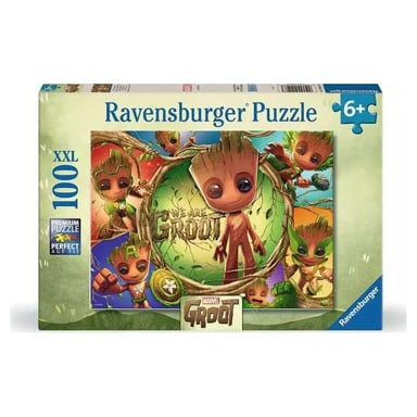 Puzzle XXL de 100 piezas: We are Groot - Diversión garantizada para los niños