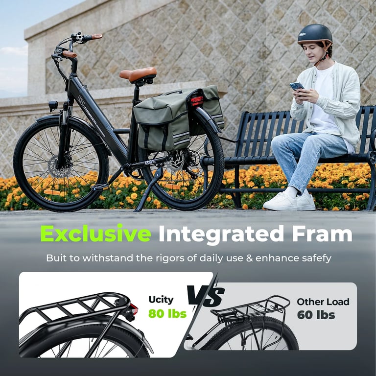 Vélo électrique iSinwheel Ucity pour adulte batterie 36 V 10 4 Ah Neuf - vue 3