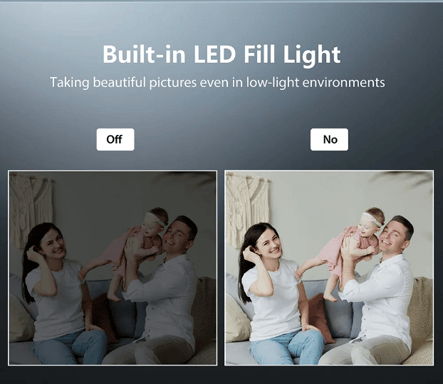 Caméra sous-marine étanche 48MP 4K avec zoom 16x et mise au point automatique Black