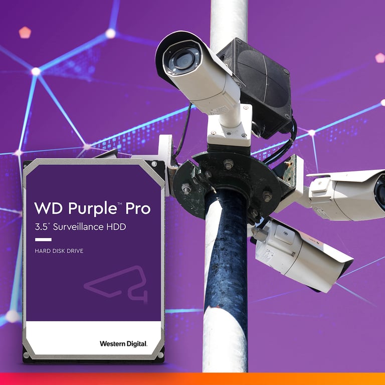 Western Digital Purple Pro disque dur 12 To 7200 tr/min 512 Mo 3.5  Série ATA III - Neuf