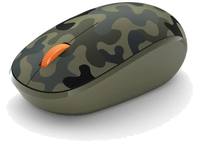 MICROSOFT Souris Bluetooth - Souris optique - 3 boutons - Sans fil - Bluetooth 5.0 - Camouflage Vert