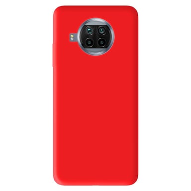 Coque silicone unie Mat Rouge compatible Xiaomi Mi 10T Lite