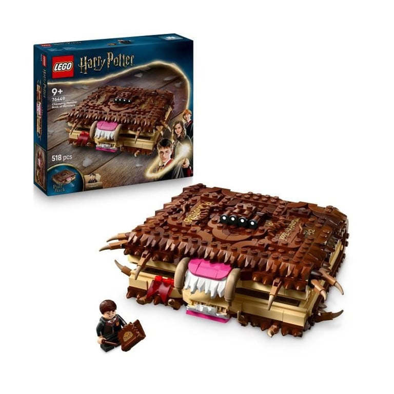 LEGO Harry Potter 76449 Le Monstrueux Livre Des Monstres - Jouet Pour Garçon Des 9 Ans - Neuf